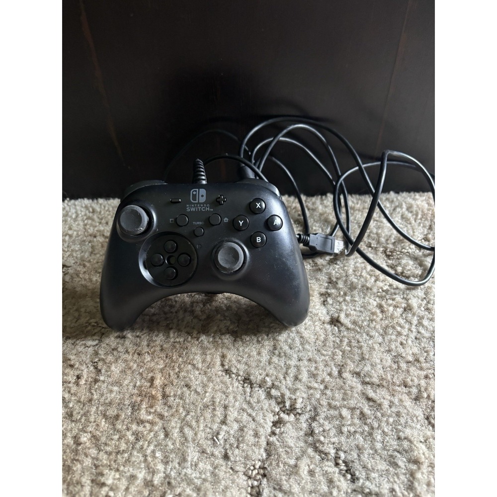 Hori Horipad Wired Controller Nintendo Switch OS Black Good Ergonomic Turbo